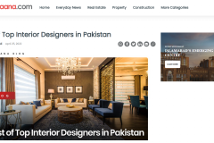 Marketingkinges provide SEO services for Graana interor design company